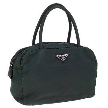 Green Nylon Handbag with Timeless Allure