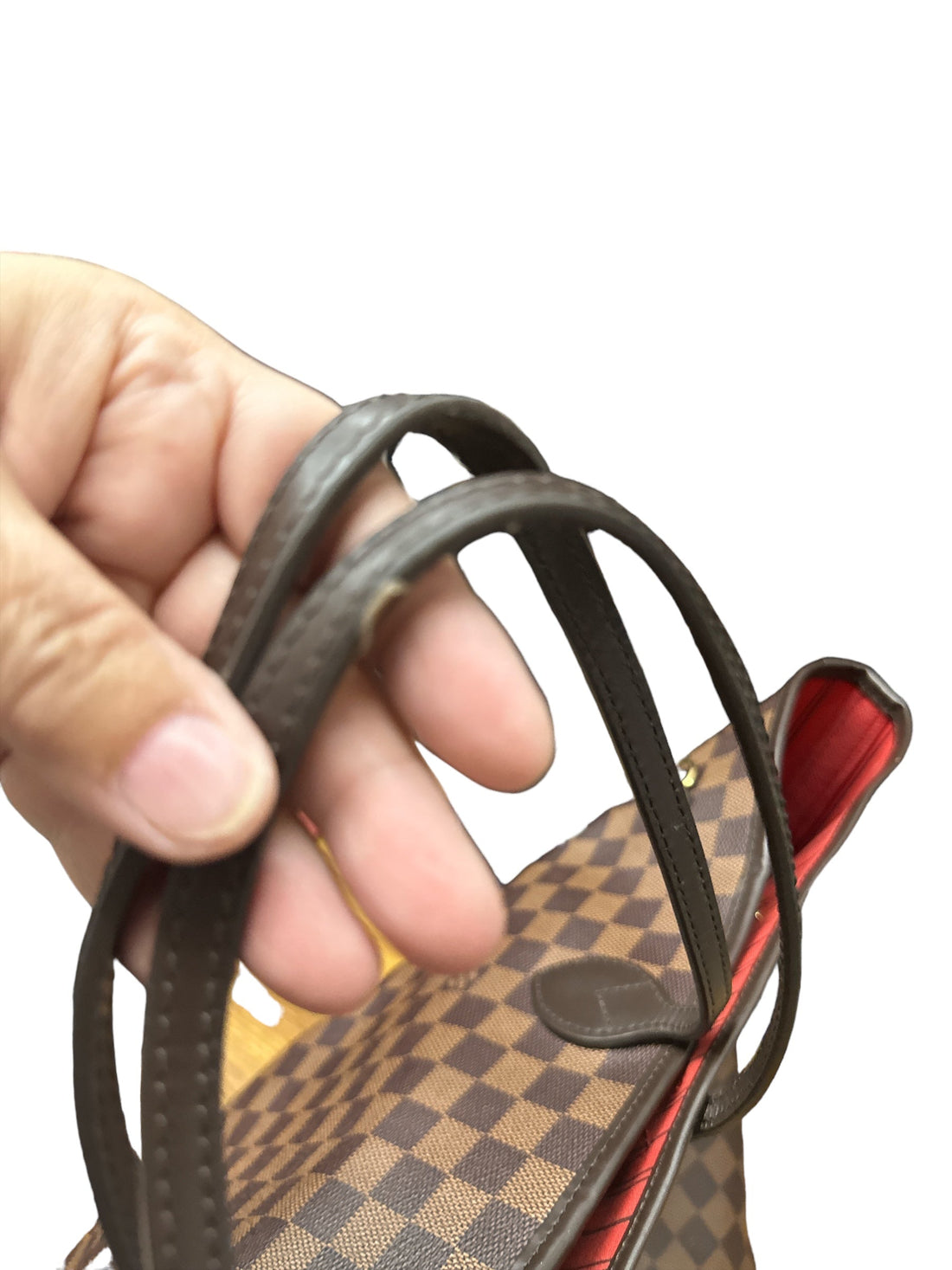 HandBag Luxury Designer By Louis Vuitton, Size: Large