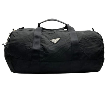 Nylon Boston Bag with Zipper Closure