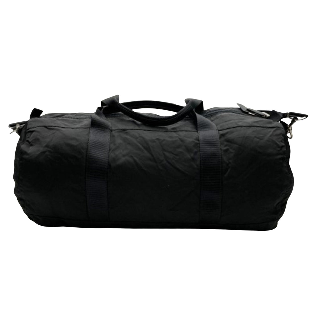 Nylon Boston Bag with Zipper Closure