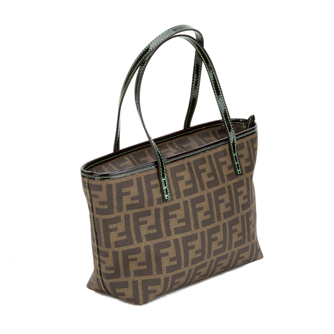 Fendi Zucca Shamrock Small Tote (Indistinguishable)
