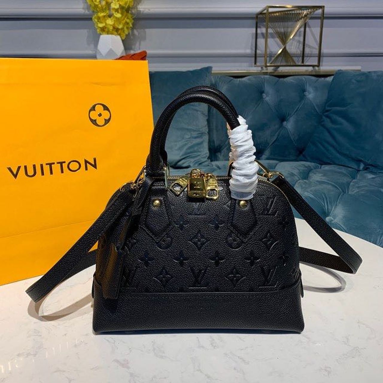 LV Neo Alma BB Monogram Empreinte Canvas Black For Womtlm,  Shoulder And Crossbody Bags 9.8in/25cm LV M44829