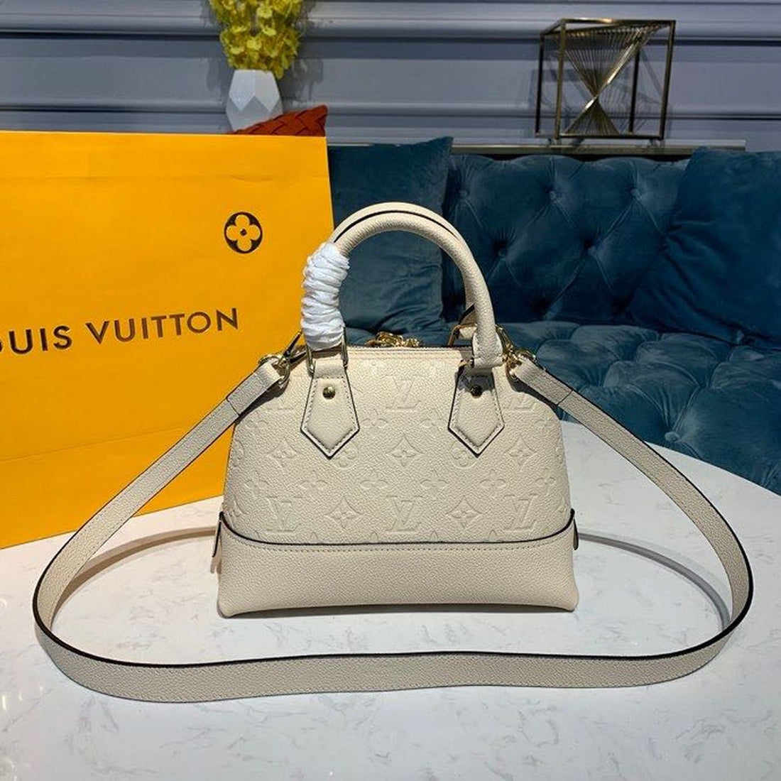 LV Neo Alma BB Monogram Empreinte Creme For Womtlm,  Shoulder And Crossbody Bags 9.8in/25cm LV M44858
