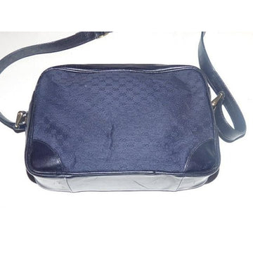 Gucci Supreme Shoulder Micro Guccissima Print Canvas Leather Body Blue Leather And Gg