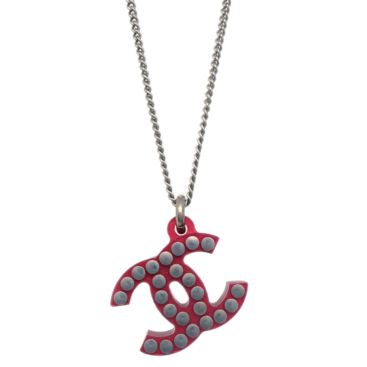 Chanel Silver Necklace Pendant 05P