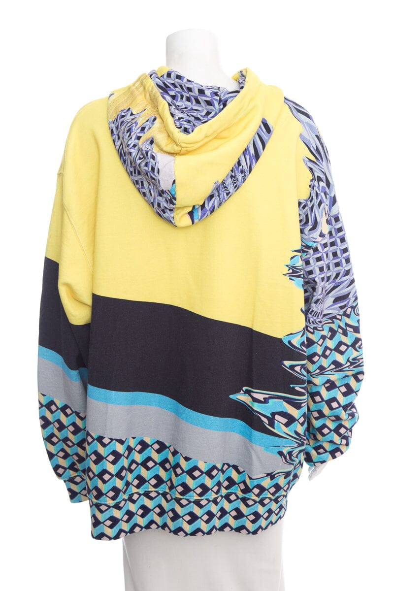 Dries Van Noten Yellow and Blue Sweatshirt SZ L