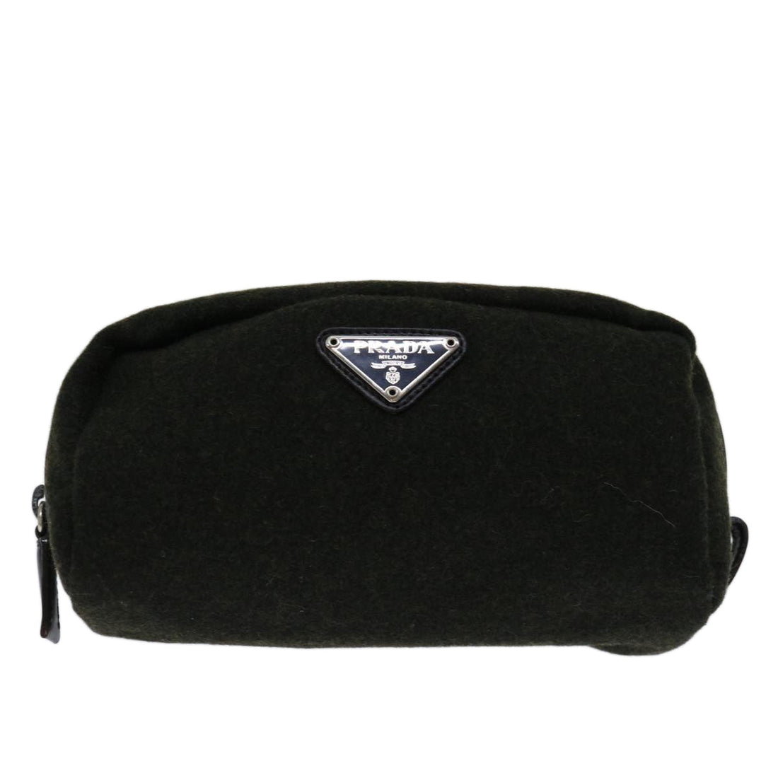 Wool Khaki Bag with Guarantee Card from Italy