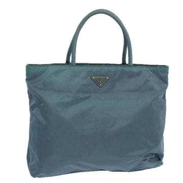 Blue Nylon Tote Bag with Spacious Design and Sturdy Handles
