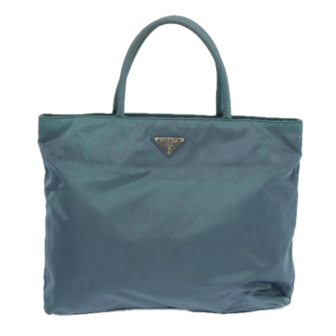 Blue Nylon Tote Bag with Spacious Design and Sturdy Handles
