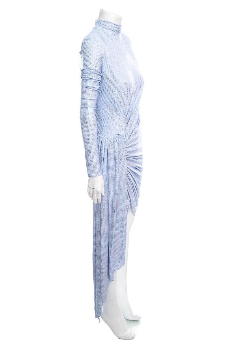 Alexander Vauthier Powder Blue Crystal Dress SZ 38