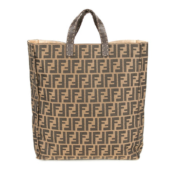 Fendi Tobacco Zucca Selleria Special Large Shopping Tote Bag (Indistinguishable)