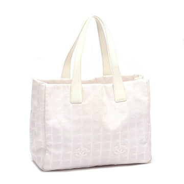 Chanel New Travel Line Tote Bag Canvas Tote Bag in Good condition