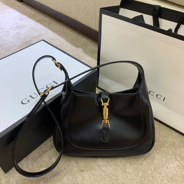 gg Jackie 1961 Small Shoulder Bag Black For Womtlm 10.8in/27.4cm gg ?636709 10O0G 1000