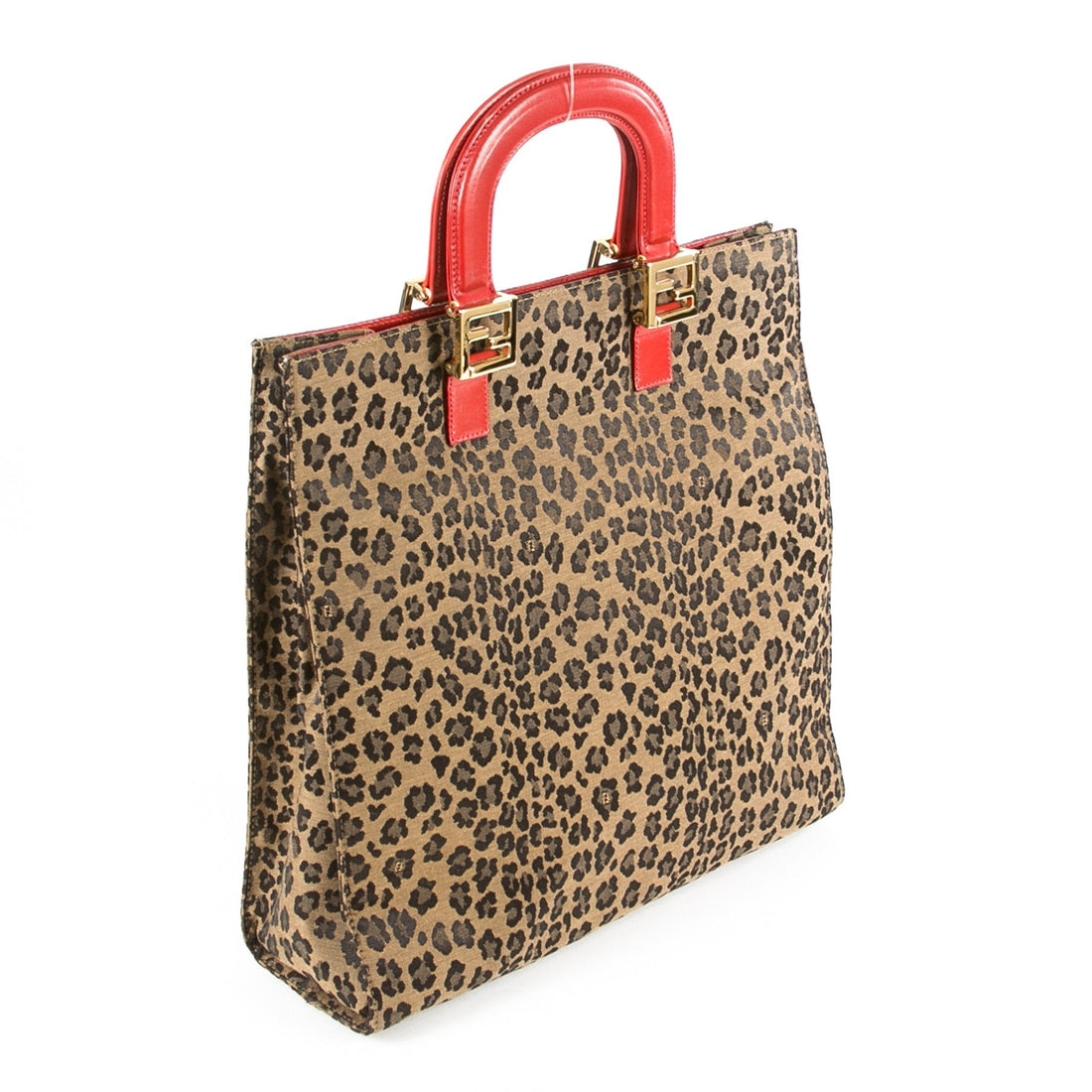 Fendi Leopard Shopping Tote Bag (Indistinguishable)