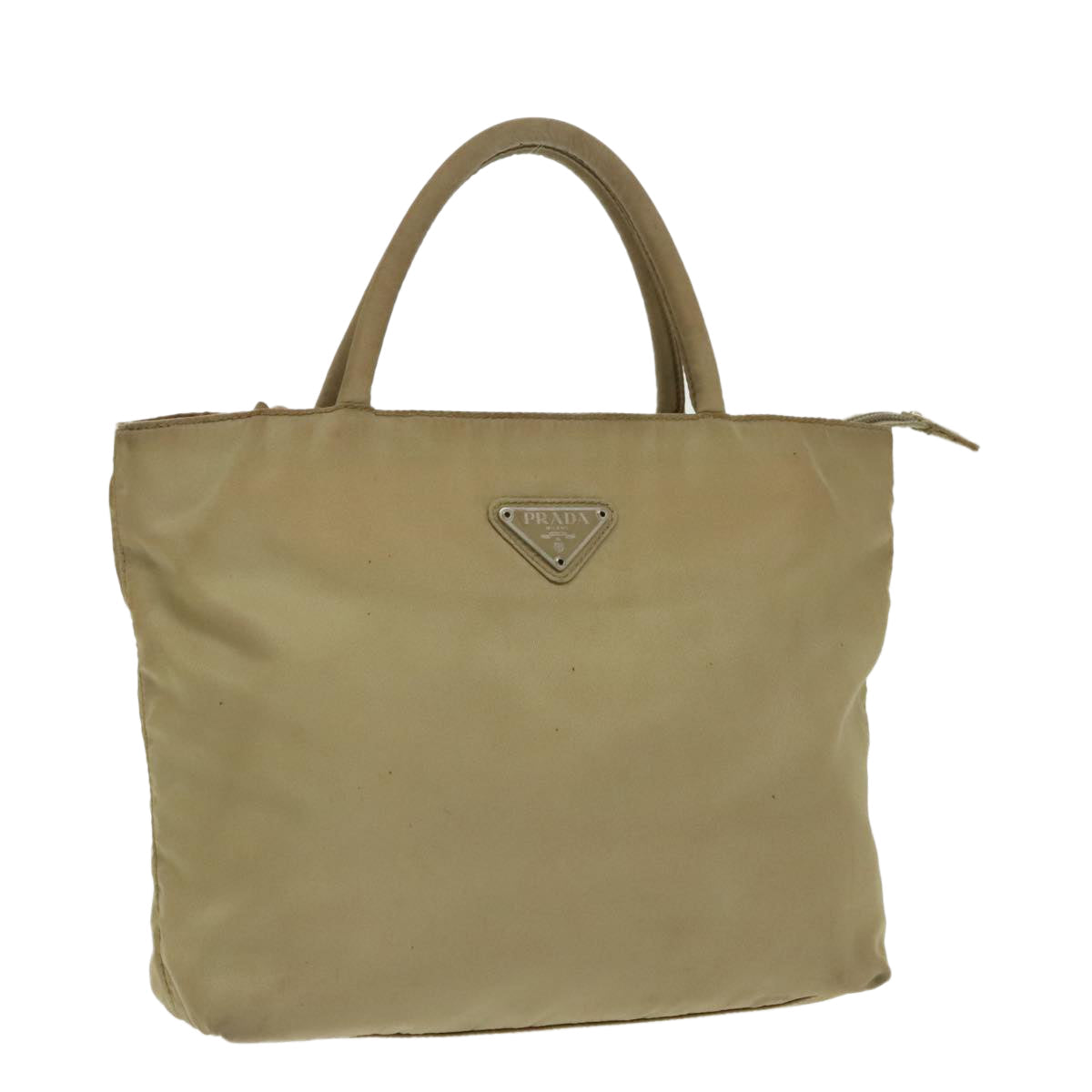 Vintage Nylon Tote Beige