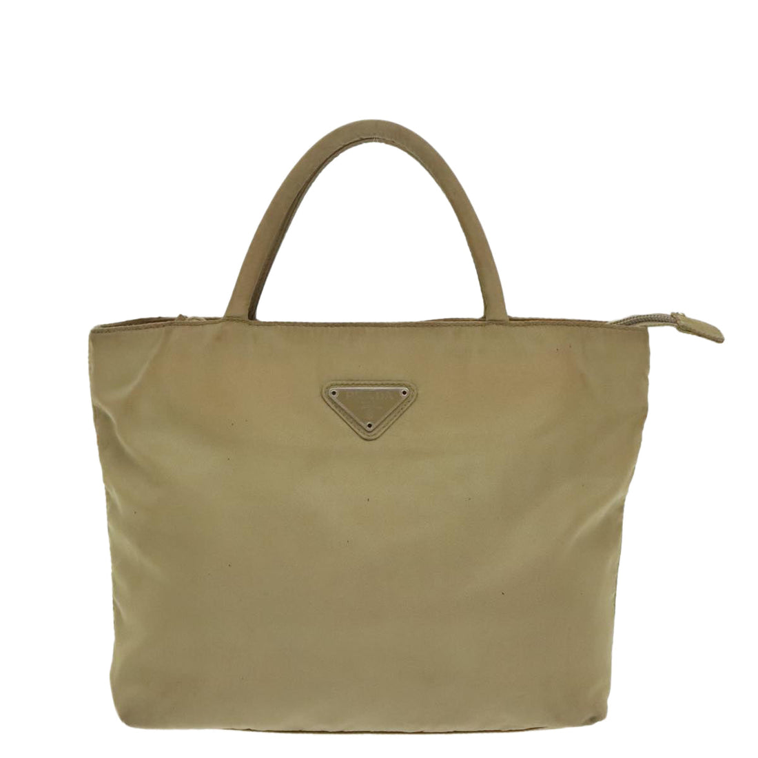Vintage Nylon Tote Beige