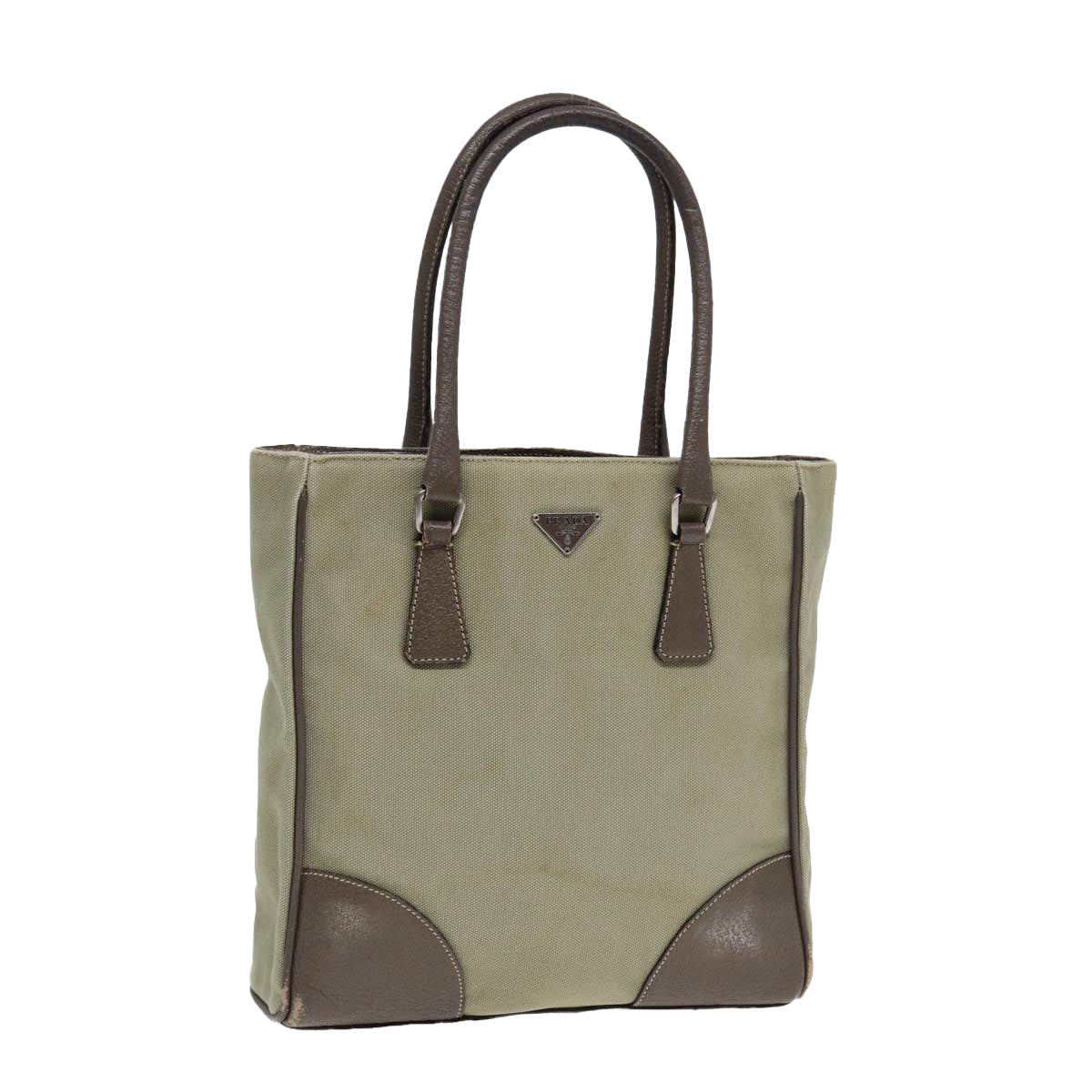 Canvas Leather Tote ModelPrada Tote