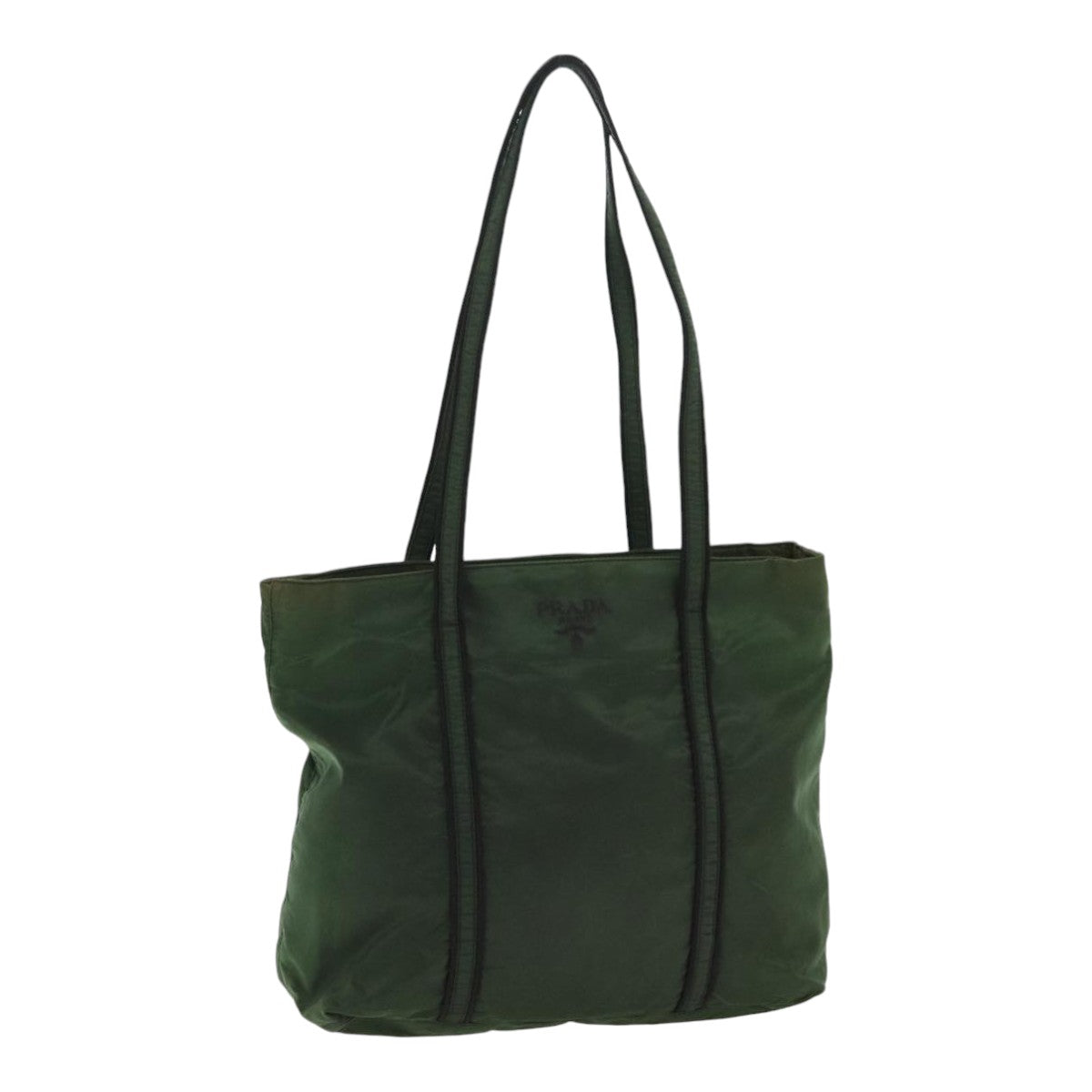 Nylon Tote Bag Dark Green