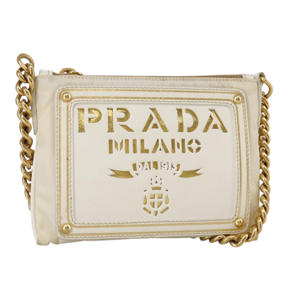 Synthetic Shoulder Bag with Adjustable Strap