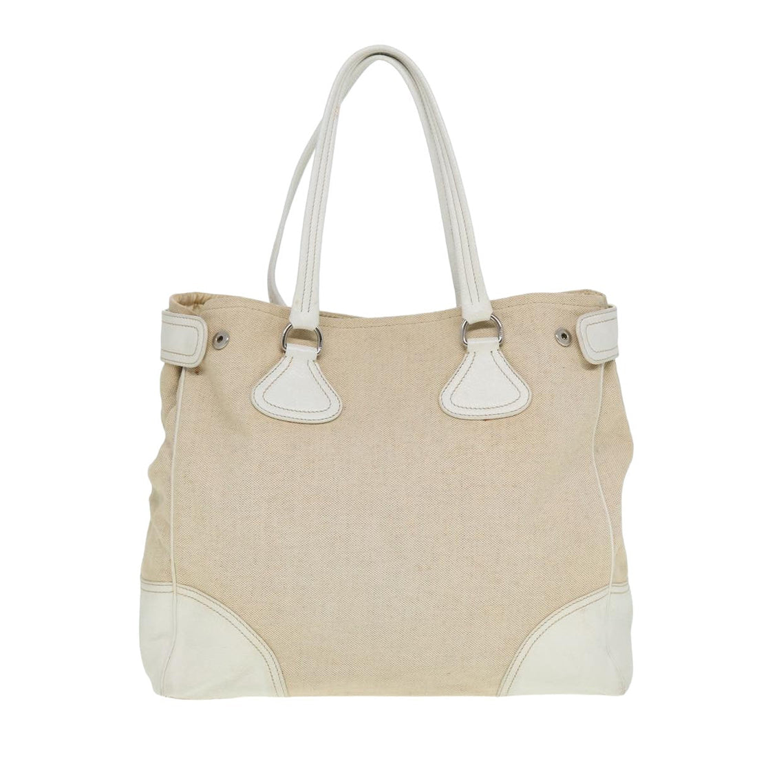 Canvas Tote Bag White Trim