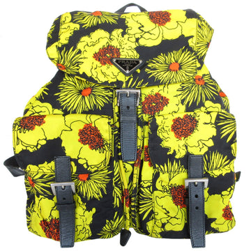 Floral Backpack YellowBlack