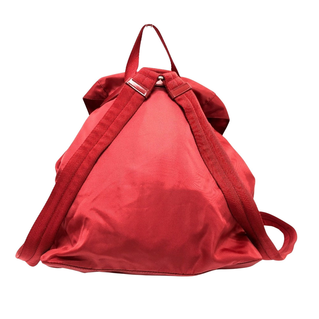 Red Nylon Backpack