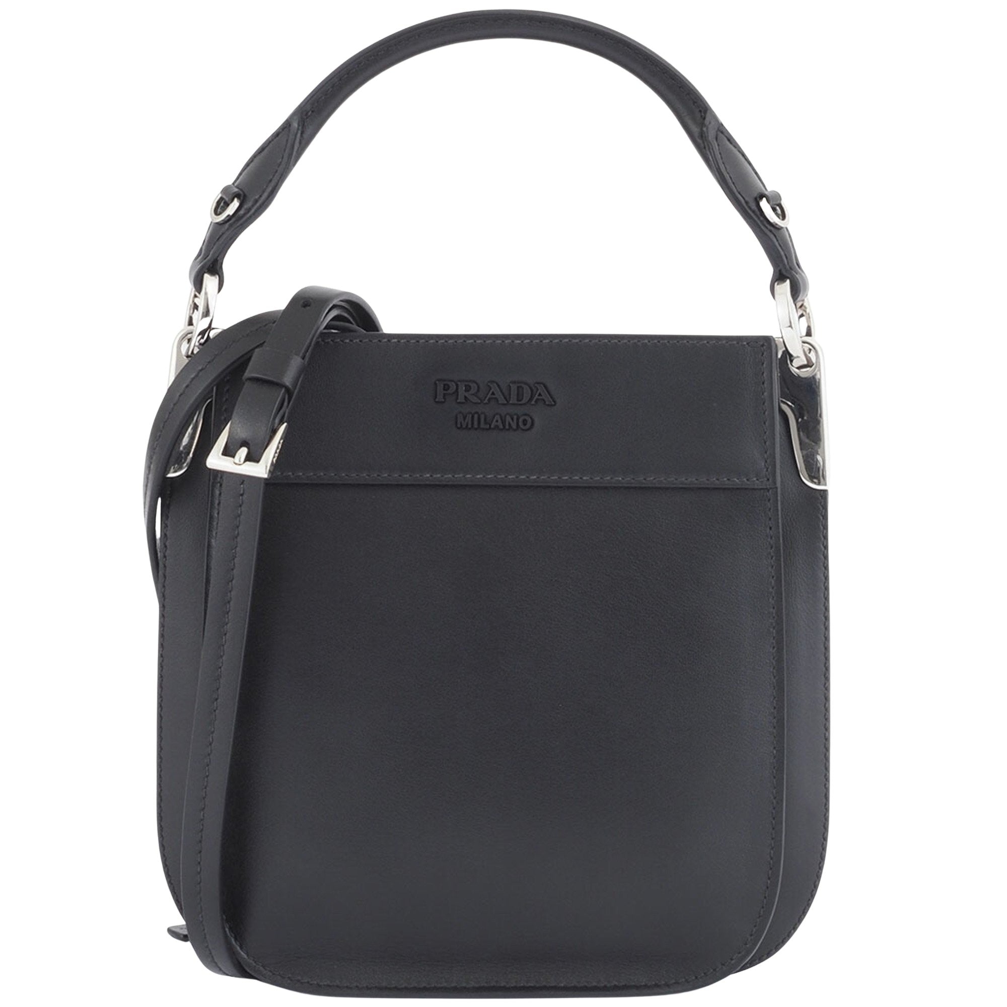 Leather Shoulder Bag with Adjustable Strap