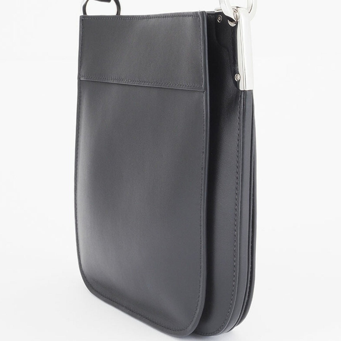 Leather Shoulder Bag with Adjustable Strap