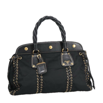 Tessuto LaceUp Nylon Handbag
