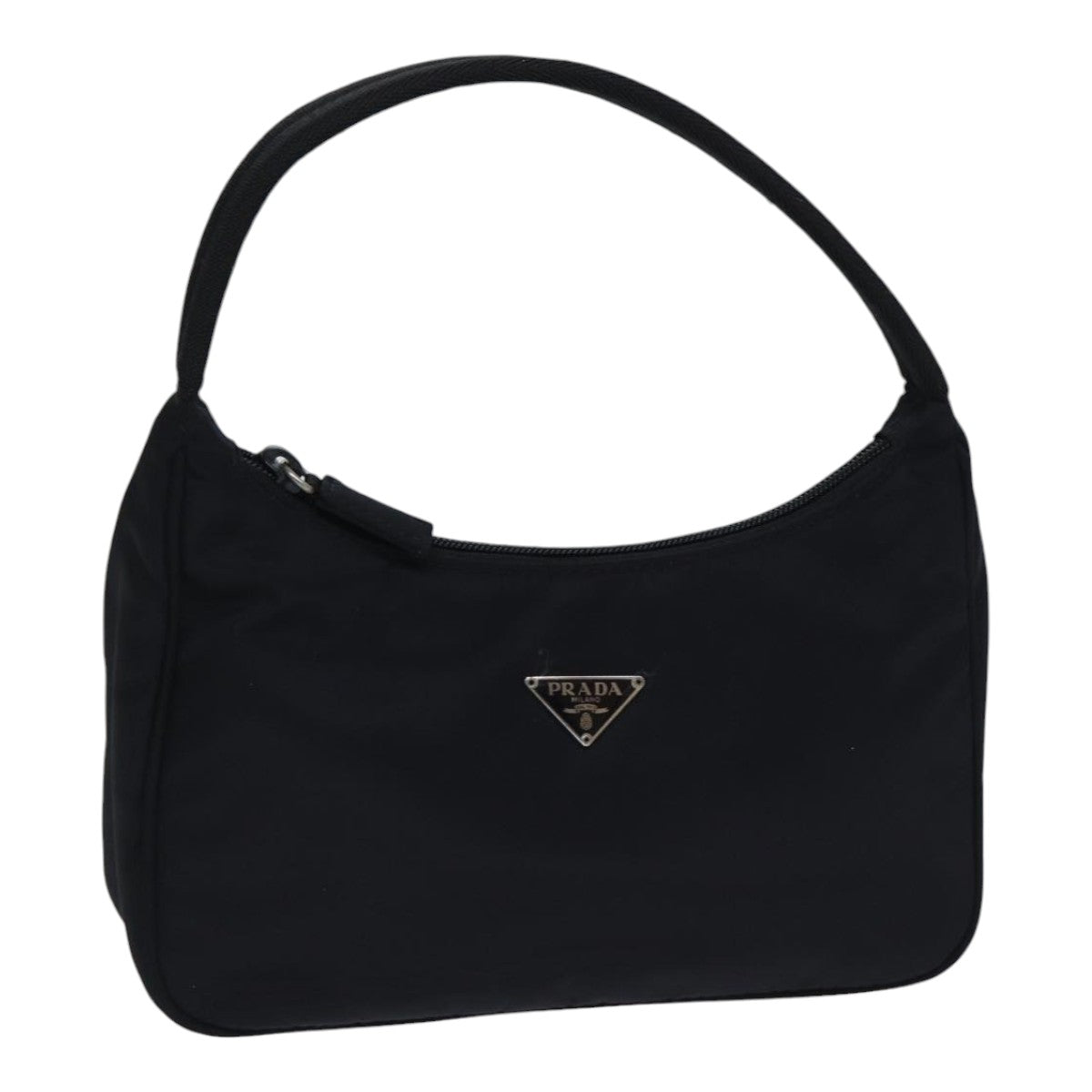 Nylon Shoulder Bag Black Hobo