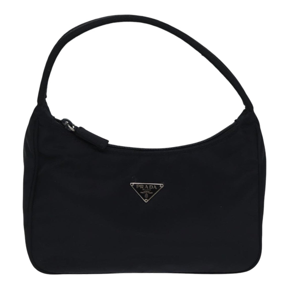 Nylon Shoulder Bag Black Hobo