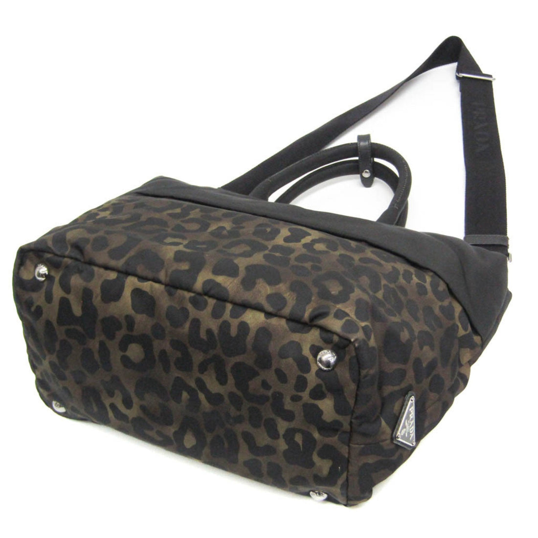 Synthetic Material Tote Bag with Multiple Compartments