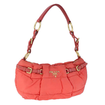 Synthetic Shoulder Bag with Adjustable Strap and Metal Fittings