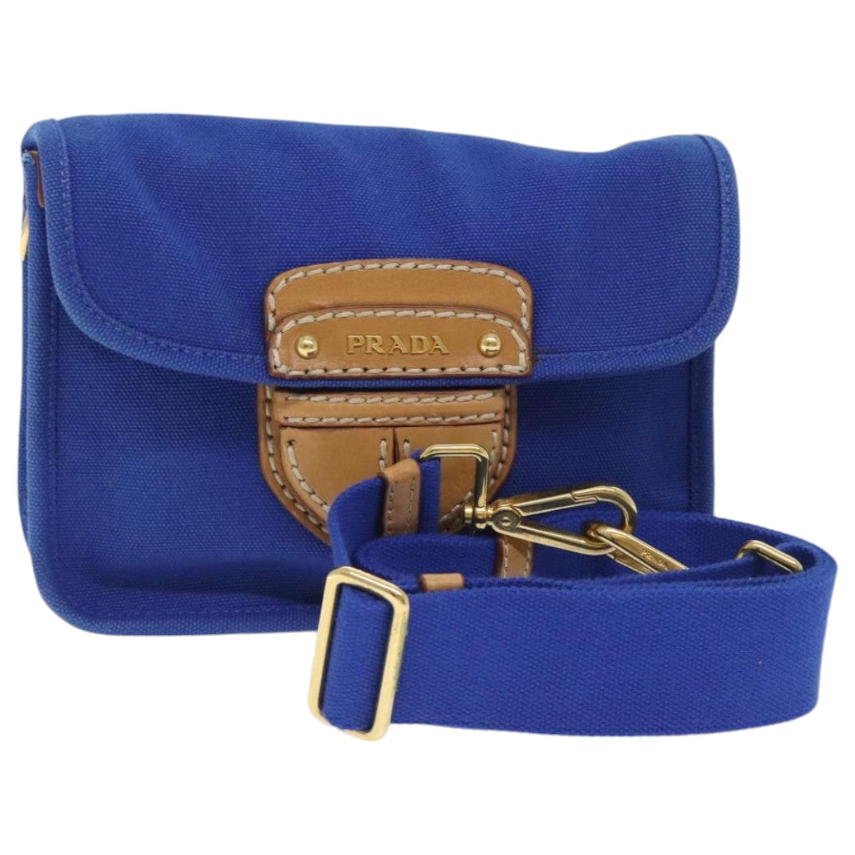 Canvas Shoulder Bag Blue