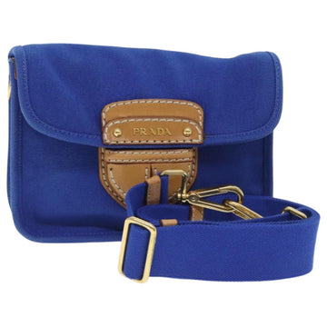 Canvas Shoulder Bag Blue