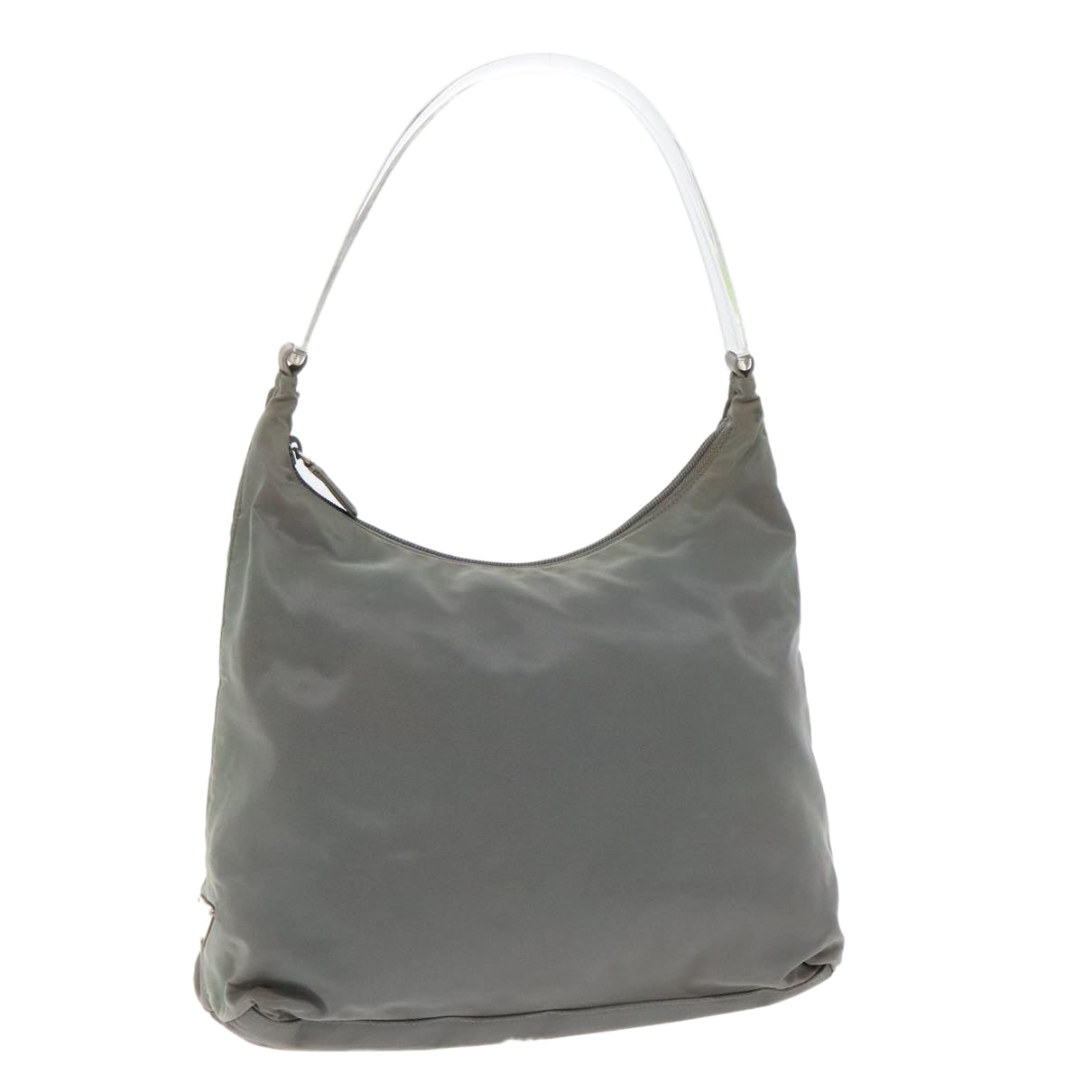 Classic Nylon Shoulder Bag Gray