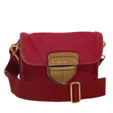 Red Canvas Shoulder Bag