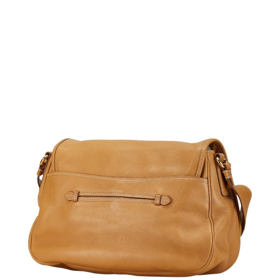 Leather Shoulder Bag Tan