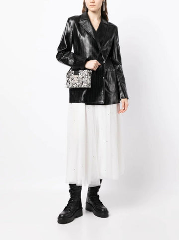 LOUIS VUITTON Floral Print Petite Malle Bag