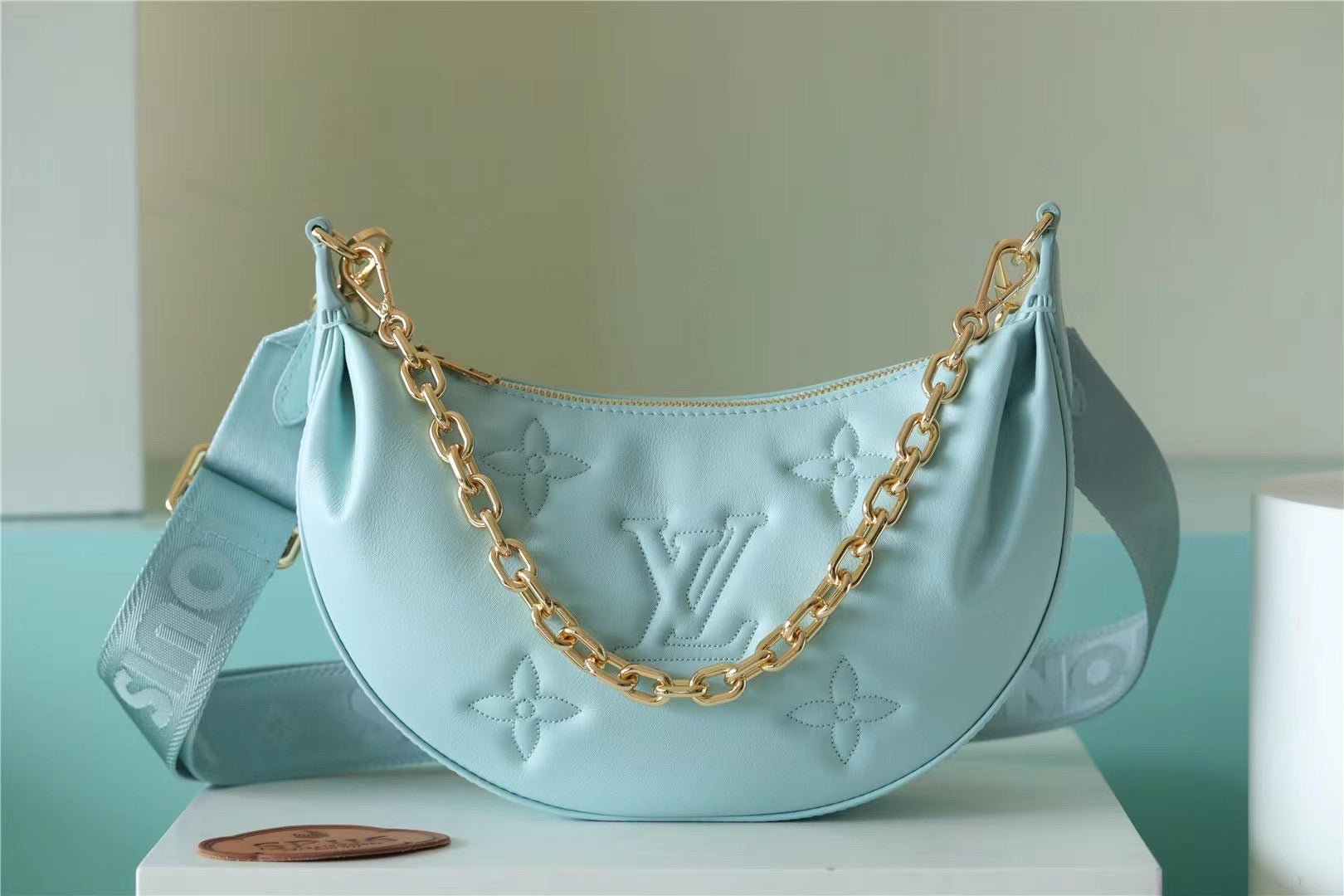 LV Over The Moon Monogram Vert D&#8217;Eau Gretlm For Womtlm,  Shoulder and Crossbody Bags 10.8in/27.5cm LV M20857