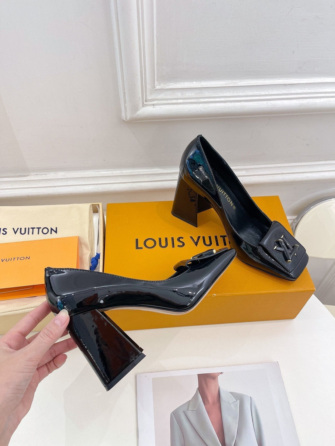 New Louis Vuitton High Heel Shoes 005