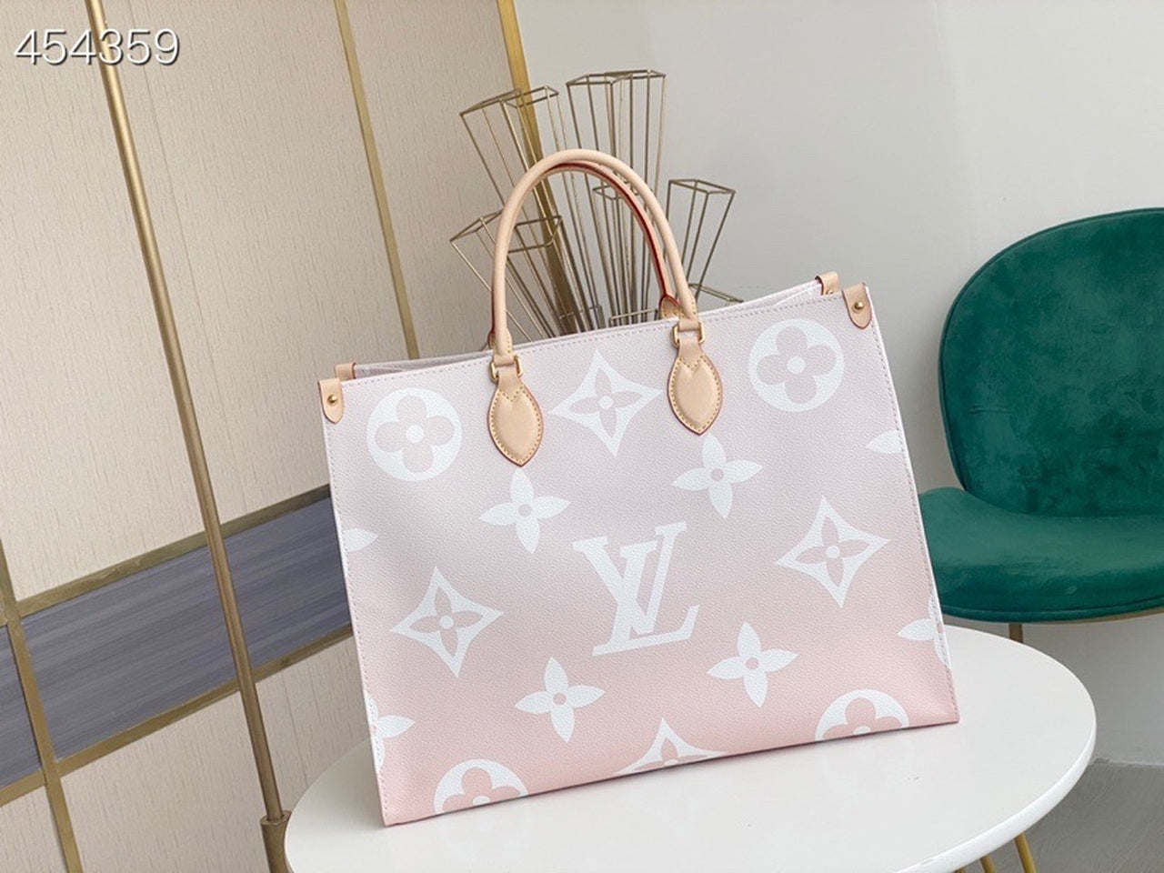 LV Onthego GM Tote Bag Pink For Womtlm 41cm LV