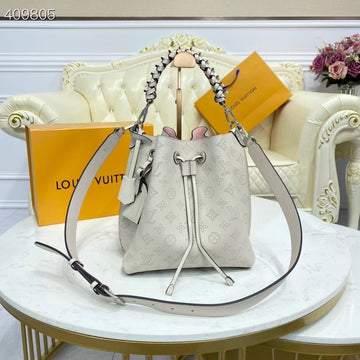 LV Muria Bucket Bag Snow White For Womtlm,  Shoulder And Crossbody Bags 9.8in/25cm LV M58483