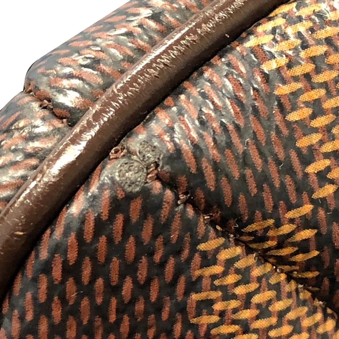 Brown Louis Vuitton Damier Ebene Bloomsbury PM Crossbody Bag