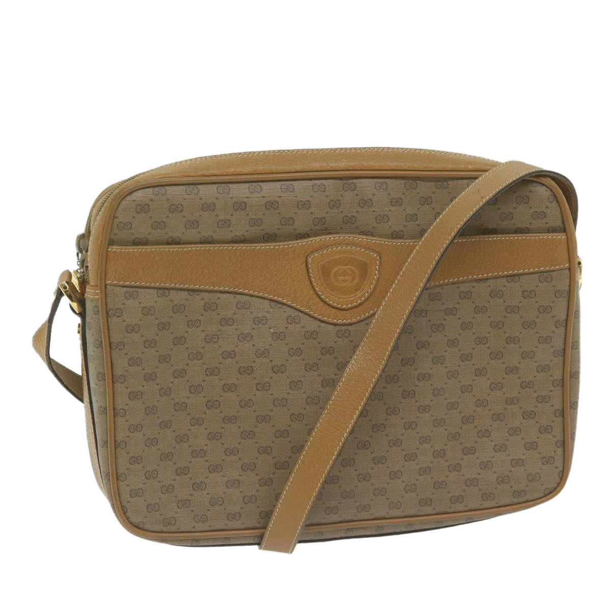 GUCCI Micro Small GG Canvas Shoulder Bag