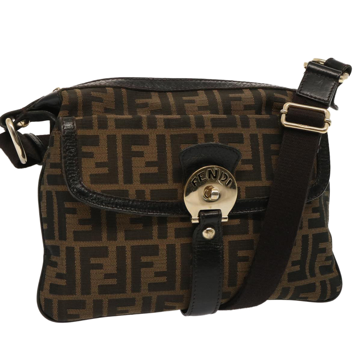 FENDI Zucca Shoulder Bag