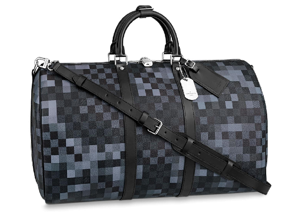 Louis Vuitton Keepall Bandoulière 50 Gray Pixel