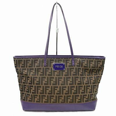 Indistinguishable  Fendi Shoulder Bag Brown Canvas