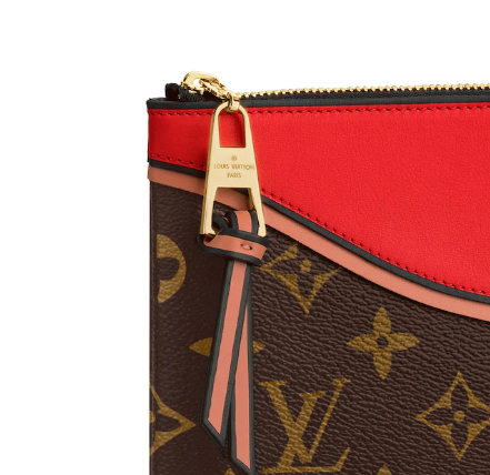 Louis Vuitton Pochette Tuileries Monogram Canvas Kabuki Red