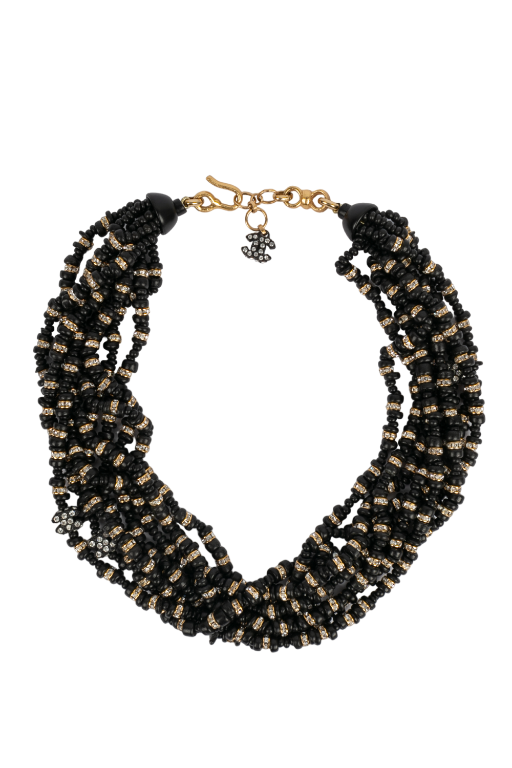 Collier noir Chanel
